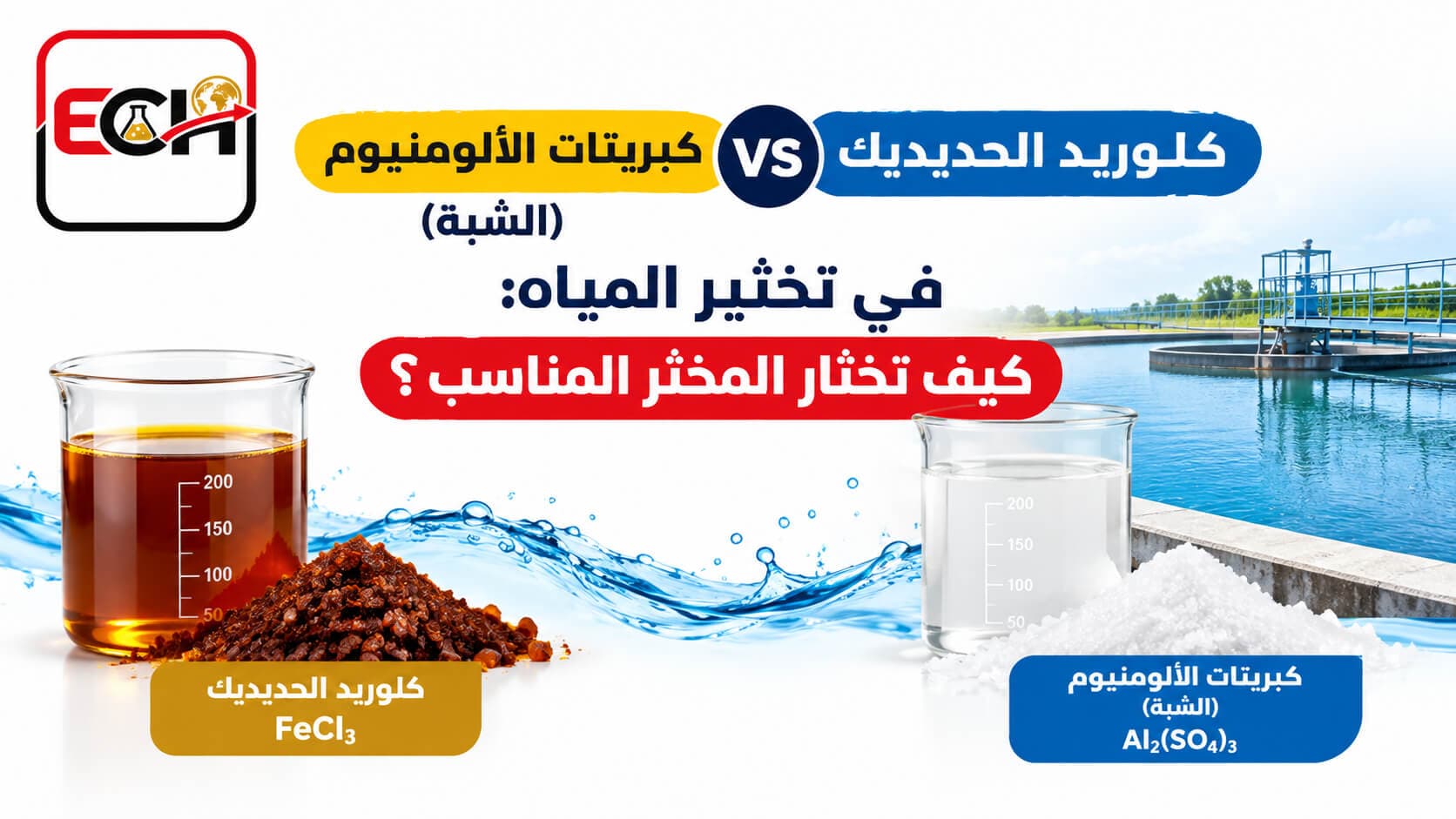 Eisen(III)-chlorid versus Aluminiumsulfat (Alum) bei der Wasserflockung: Wie wählt man das geeignete Flockungsmittel aus?
